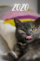 2020 Weekly & Monthly Planner: Cat - 6X9 Size - Glossy Soft Cover - Multi-Purpose: Organizer/Calendar/Notebook/Agenda/Diary/Journal. 1709750324 Book Cover