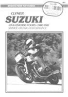 Clymer Suzuki: GSX1100 Fours 1980-1981 0892873531 Book Cover