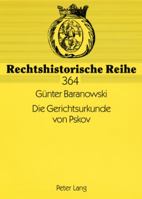 Die Gerichtsurkunde Von Pskov 3631571275 Book Cover