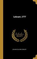 Lehrart, 1777 101882393X Book Cover
