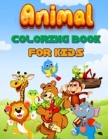 Animal Coloring Book FOR KIDS: Coloring book , 51 pages , ideal for kids.. , child gift, kids gift.. B0BMJH7MR2 Book Cover