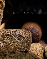 Cuaderno de Recetas: Cuaderno elegante para anotar las mejores recetas e instrucciones para guardar o regalar a un ser querido, ideal para personas ... (Portada Pan Fresco) (Spanish Edition) 1656267446 Book Cover