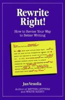 Rewrite Right! : Your Guide to Perfectly Polished Prose 089815202X Book Cover