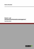 Patent- und Schutzrechtsinformationsmanagement 3640188594 Book Cover