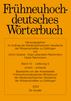 Fr�hneuhochdeutsches W�rterbuch. Band 10/Lieferung 5 3110736578 Book Cover