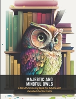 Majestic and Mindful Owls: A Mindful Coloring Book for Adults with Detailed Owl Portraits B0C47WPSVG Book Cover