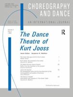The Dance Theatre of Kurt Jooss 1138178713 Book Cover