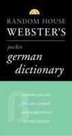 Random House Webster's Pocket German Dictionary 0375701605 Book Cover