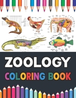 Zoology Coloring Book: Fun and Easy Zoology Coloring Book.Learn The Animal Anatomy With Fun & Easy. Animal Anatomy Coloring Pages for Kids To B08VYBNBG5 Book Cover