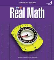 SRA Real Math Grade 4 - Teacher's Edition, Volume 1 0076037169 Book Cover