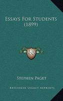 Essays For Students 1120617138 Book Cover