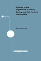 Studies in the Eighteenth Century Background of Hume’s Empiricism 0816660670 Book Cover