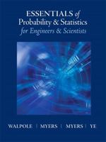 Essentials of Probability & Statistics for Engineers & Scientists 0321783735 Book Cover