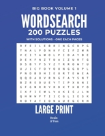 200 Word Search Puzzle Book: Large Print Collection Word Find Big Book for Adults, Senior, Grandparents and Teens Amusement Vol.1. Train Your Brain ... Green Game! (Word Search 200 Puzzles Vol.1) B084QKYG9R Book Cover
