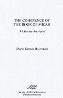 The Coherence of the Book of Micah 089130973X Book Cover