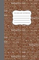 Vocabulary Notebook: Word Diary to Build Vocabulary Brown Cover (Learn by Writing) 1979065659 Book Cover