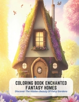 Coloring Book Enchanted Fantasy Homes: Discover The Hidden Beauty Of Fairy Gardens B0C5P9TVPH Book Cover