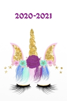 2020 - 2021: Einhorn - Licorne- Unicorn Wochenkalender f�r 2 Jahre - Kalender - Zielsetzung - Zeitmanagement - Produktivit�t - Terminplaner - Terminkalender - 2 Jahres Kalender - Planer 1675769788 Book Cover