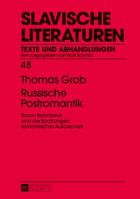 Russische Postromantik: Baron Brambeus Und Die Spaltungen Romantischer Autorschaft 3631727747 Book Cover