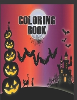 Coloring Book: Cute Halloween Book for Kids,  3-5 yr olds 1690151218 Book Cover