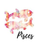 Pisces: Pisces Cornell Notes Purple Pink 1727720792 Book Cover