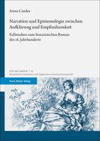 Narration Und Epistemologie Zwischen Aufklarung Und Empfindsamkeit: Fallstudien Zum Franzosischen Roman Des 18. Jahrhunderts 3515132791 Book Cover