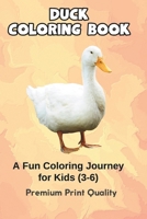 Quacktastic Ducks: A Fun Coloring Journey for Kids: Dive into a World of Feathers and Colors with Adorable Duck Illustrations B0CR1HCHG2 Book Cover