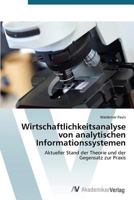 Wirtschaftlichkeitsanalyse Von Analytischen Informationssystemen 3639394127 Book Cover