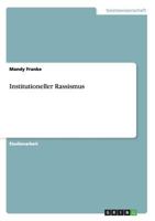 Institutioneller Rassismus 3656819033 Book Cover