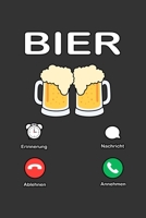 Bier: A5 Notizbuch Notebook Notizheft Punktraster Bier trinker Hopfen und Malz Dotgrid - Geschenkidee f�r Bier liebhaber, 120 Seiten ca. Din A5 (6x9) 1673837050 Book Cover