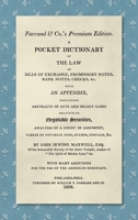 A Pocket Dictionary of the Law of Bills of Exchange, Promissory Notes, Checks 158477312X Book Cover