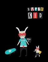 Superkid: College Ruled Line Paper For Teen or Adult Notebooks and Composition Book 1676516581 Book Cover