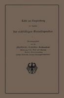 Tafel Zur Vergleichung Der Angaben Der Eichfahigen Getreideprober Miteinander Und Mit Anderen Qualitatsangaben Von Getreide 3662313316 Book Cover