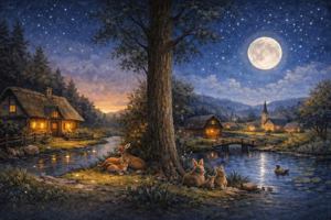 The Night Peace Came to Cedar Hollow B0GGBMHPRR Book Cover