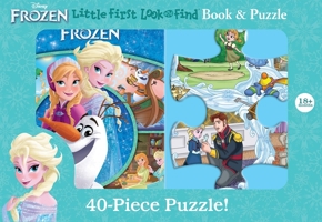 Disney Frozen: Little First Look and Find Book & Puzzle 1503755908 Book Cover