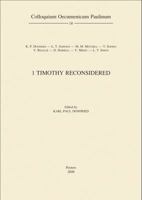 1 Timothy Reconsidered (German Edition) 9042920912 Book Cover