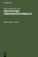 Deutsches Fremdworterbuch 3110157411 Book Cover