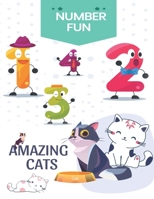 Amazing Cats & Numbers B08BWCFXQY Book Cover