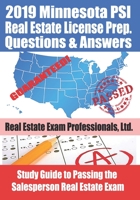 2019 Minnesota PSI Real Estate License Prep Questions and Answers: Study Guide to Passing the Salesperson Real Estate Exam 1693895269 Book Cover