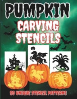 Pumpkin Carving Stencils: 50 Witches Stencil Patterns to Create Scary, Funny, and Creative Jack-O'-Lanterns with Creepy Carving Templates for a Perfec B0FVG6DWK5 Book Cover