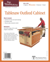 Taunton Press Fine Woodworking Tablesaw Outfeed Cabinet Plan 1600856306 Book Cover