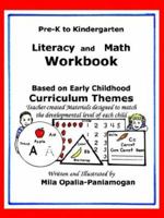 Pre-K to K: Literacy and Math Workbook 1420883038 Book Cover