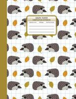 Graph Paper Composition Notebook: Hedgehogs Pattern 1/2 Inch Squared Graphing Paper Math Science Sketch Drawing Writing Student Teacher School College Supplies 8.5x11 Inches 120 Pages 1726055884 Book Cover