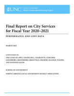 Final Report on City Services for Fiscal Year 2020-2021: Performance and Cost Data 1642380504 Book Cover