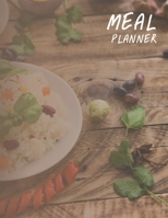 Meal Planner: Bloom Daily Planners Weekly Meal Planning Pad, Meal Planner, Shopping List Food Planning Organizer and Grocery List 8.5 x 11, 100 Pages 1707970831 Book Cover
