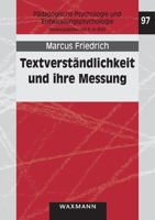 Textverständlichkeit und ihre Messung: Entwicklung und Erprobung eines Fragebogens zur Textverständlichkeit (German Edition) 3830936753 Book Cover