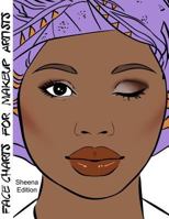 Face Charts for Makeup Artists Sheena 1983882860 Book Cover