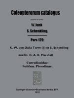 Coleopterorum Catalo Gus 125 9031905941 Book Cover