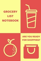 Shopping Organizer - ARE YOU READY FOR SHOPPING? - (100 Pages, Daily Shopping Notebook, Perfect For a Gift, Shopping Organizer Notebook, Grocery List Notebook) 1676311017 Book Cover