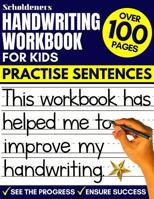 Handwriting Workbook for Kids: Practise Sentences 1072462826 Book Cover